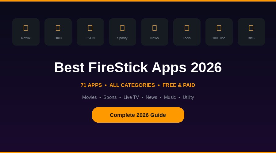 Top apps to sideload on FireStick 2026