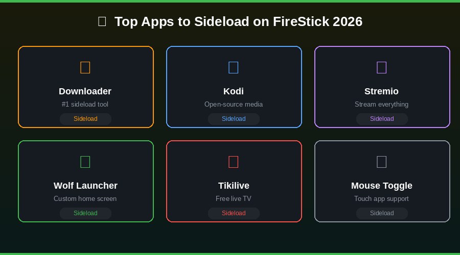 Best sideloaded apps for FireStick